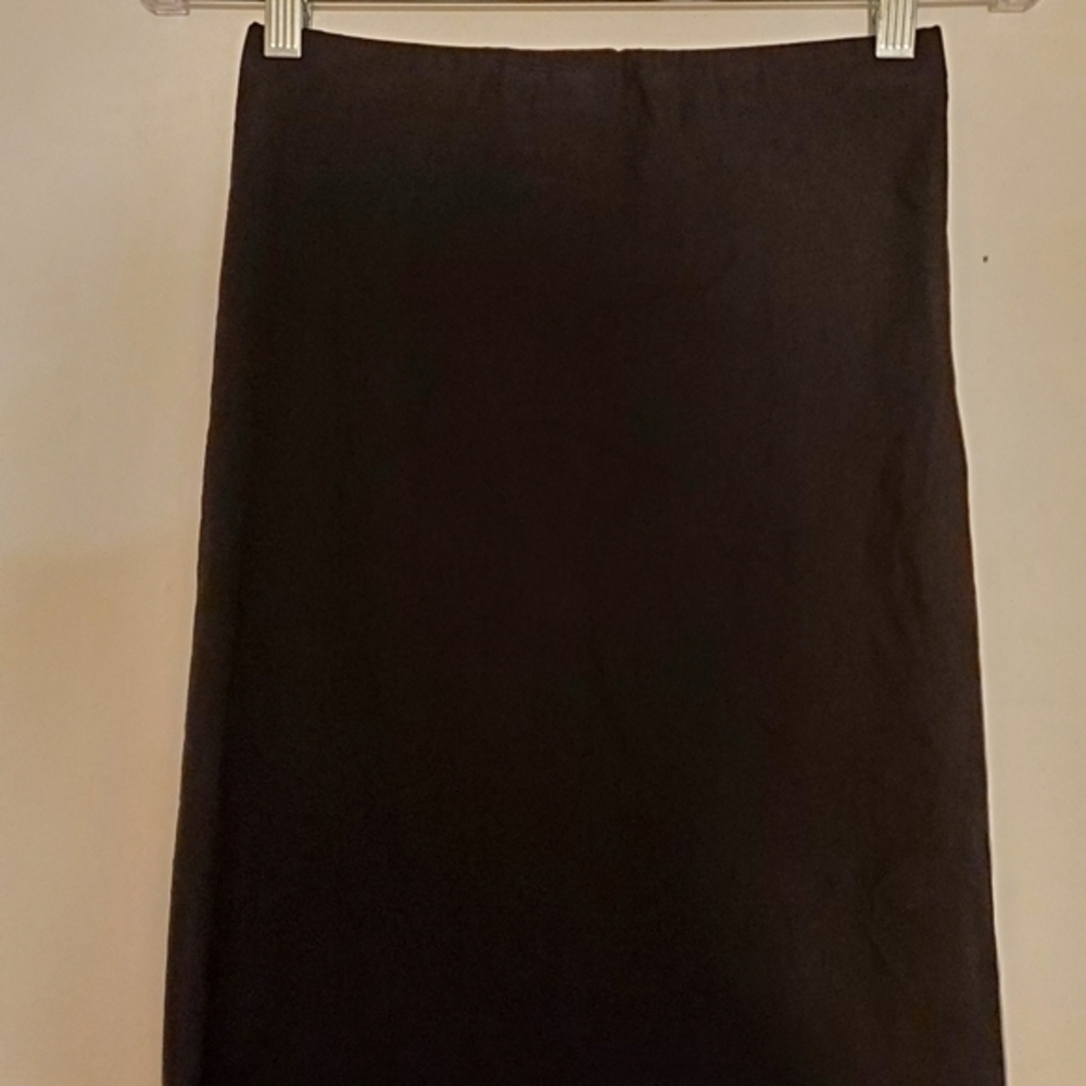 Commense Black Rayon Blend Pullon Midi Skirt Dressy Casual Size Small Women‎ NWT - Picture 3 of 6